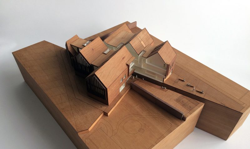 Models go on show at the RA Summer Exhibition