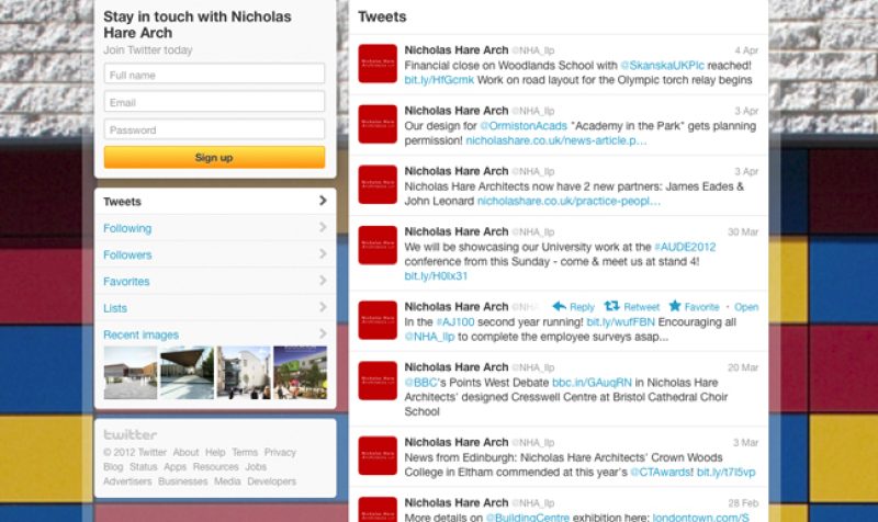 Nicholas Hare Architects on Twitter