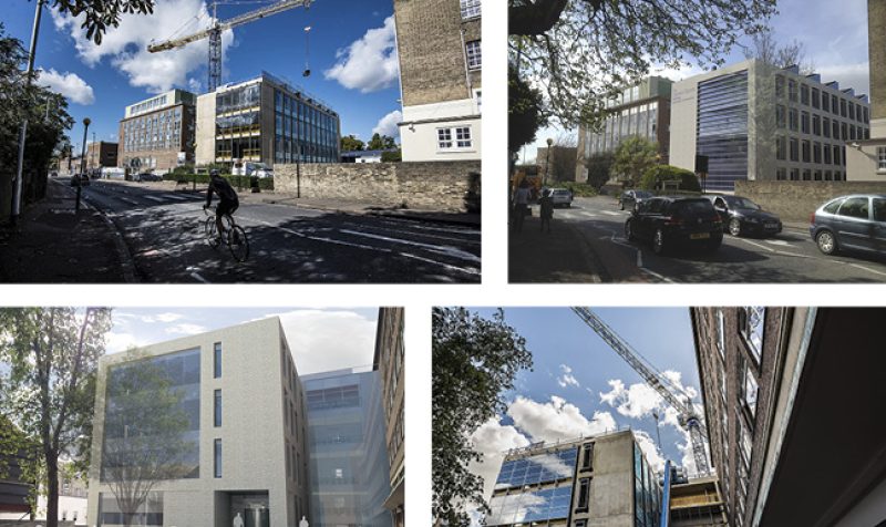 Topping out James Dyson Building