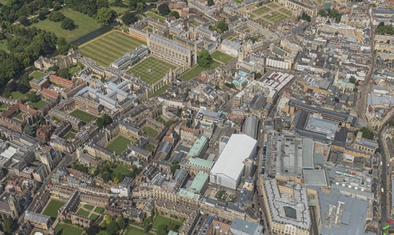 The Arup building from the air
