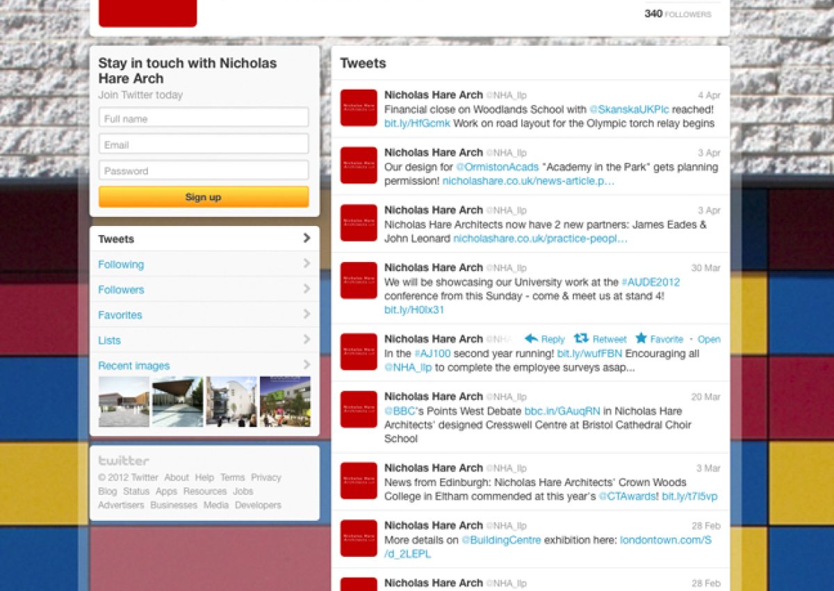 Nicholas Hare Architects on Twitter