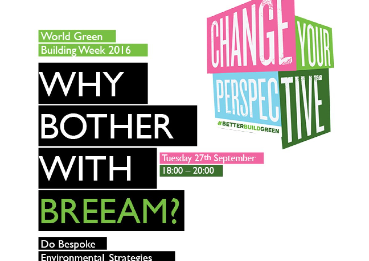 World Green Building Week 2016