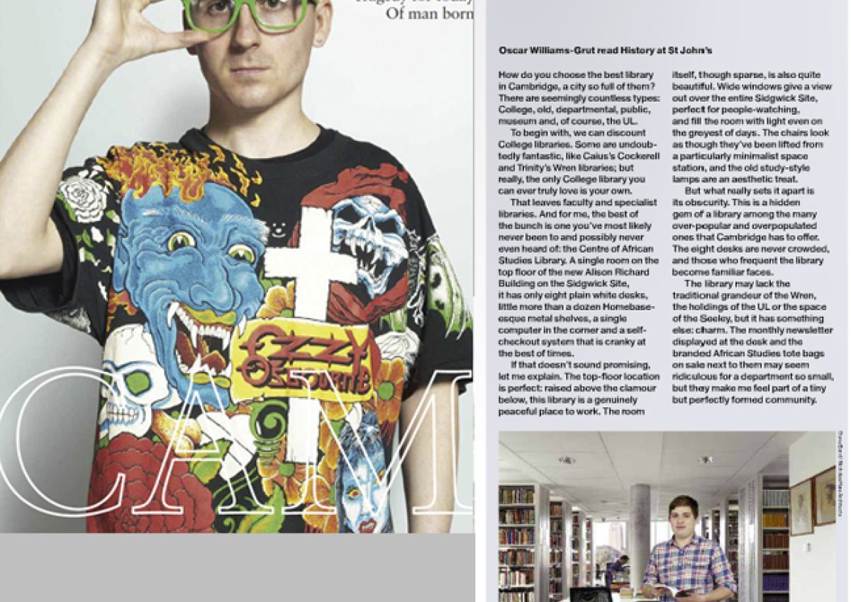 The Best Library in Cambridge!