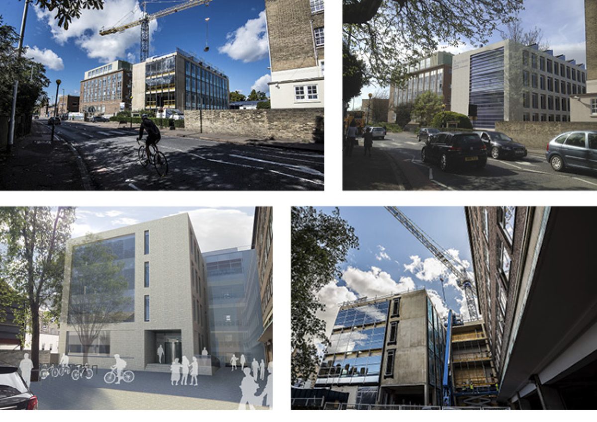 Topping out James Dyson Building