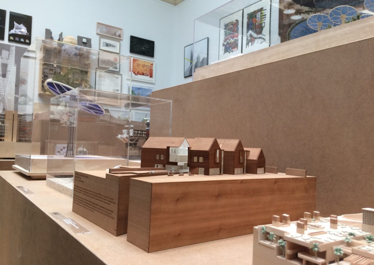 Models go on show at the RA Summer Exhibition