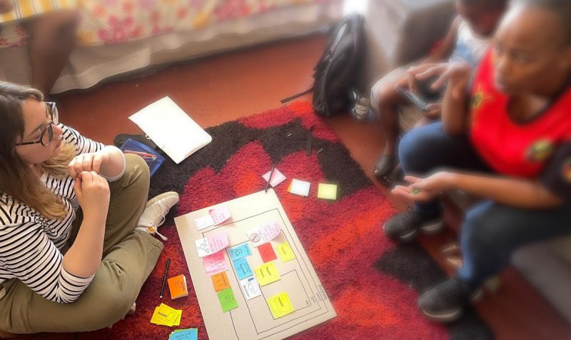 Oana joins the Change by Design workshop in Johannesburg